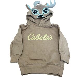 Cabela’s Buck Wear Brown Hoodie 2T